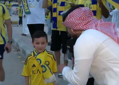 طفل نصراوي من ملعب الأول بارك: اليوم نحسم الدوري