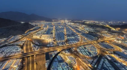 كدانة تستكمل إحلال واستبدال 298 لوحة كهربائية في خيام المشاعر المقدسة