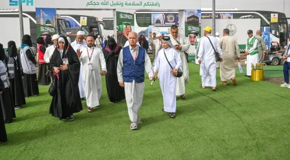 مدينة الحجاج بحائل تواصل استقبال ضيوف الرحمن المتجهين إلى المشاعر المقدسة