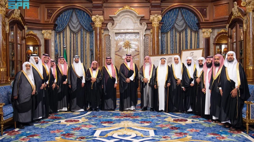 ولي العهد يستقبل وفد تكريم الملك سلمان نظير دعمه ورعايته لجمعيات تحفيظ القرآن الكريم