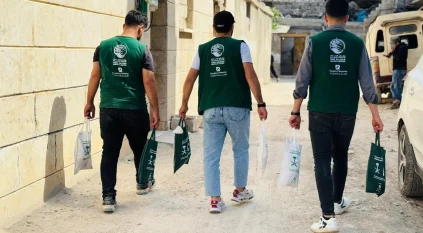سلمان للإغاثة يوزع 3.400 أضحية في عدة مناطق بسوريا