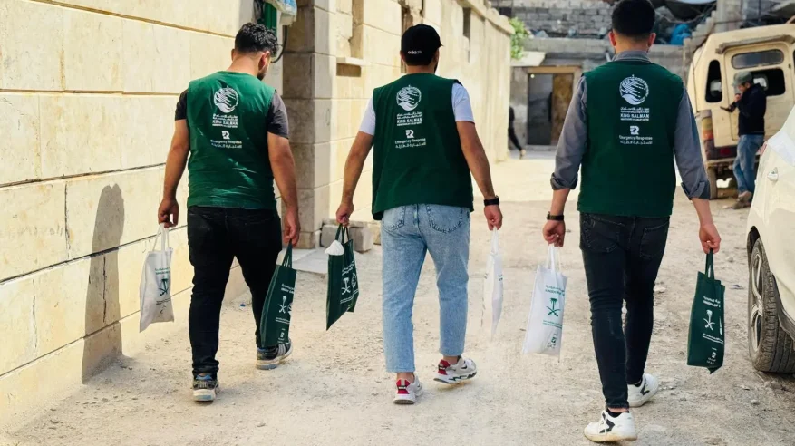 سلمان للإغاثة يوزع 3.400 أضحية في عدة مناطق بسوريا