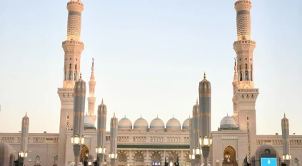 ضيوف الرحمن يتوافدون إلى المسجد النبوي بعد إتمامهم مناسك حج هذا العام