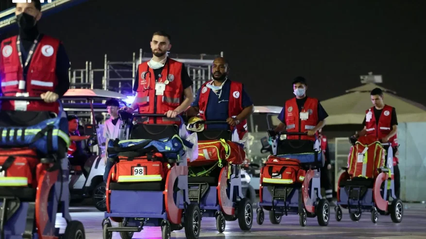 هلال المدينة المنورة يقدم خدماته الإسعافية لضيوف الرحمن
