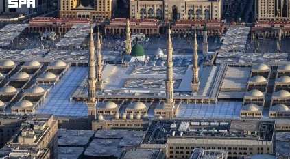 لقطات توثق الطلعات الجوية لطيران الأمن في سماء المدينة المنورة بموسم ما بعد الحج