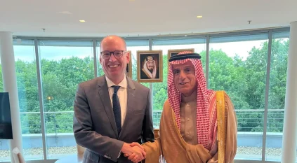 الجبير يستعرض التعاون الثنائي مع وزير التعاون الألماني