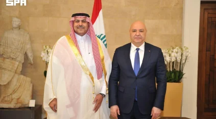 السفير الدوسري يُسلم أوراق اعتماده للرئيس اللبناني