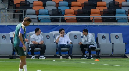 بحضور وزير الرياضة.. المنتخب السعودي يختتم تحضيراته لمواجهة الرأس الأخضر في كأس العالم