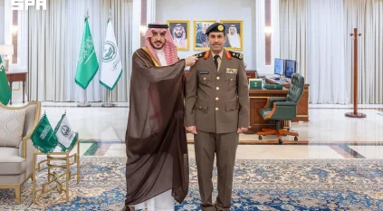 أمير الجوف يُقلّد نائب مدير شرطة المنطقة رتبته الجديدة