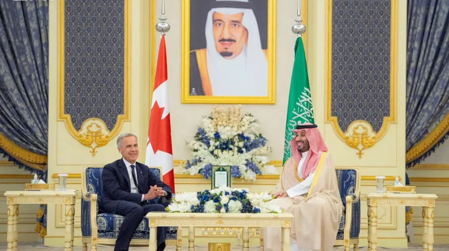 ولي العهد ورئيس وزراء كندا يشهدان مراسم تبادل عدد من مذكرات التفاهم الثنائية