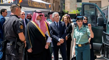 عبدالعزيز بن سعود يزور المقر الرئيس للحرس المدني الإسباني