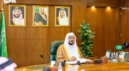 وزير الشؤون الإسلامية يرعى حفل تكريم اللجان العاملة في موسم حج 1447هـ