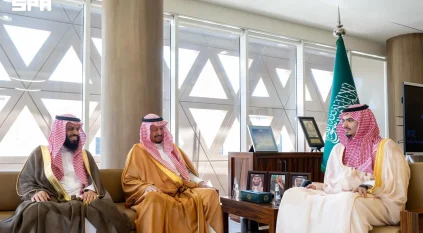 راكان بن سلمان يستقبل الفائزين بمسابقة أمير منطقة الرياض لحفظ القرآن الكريم