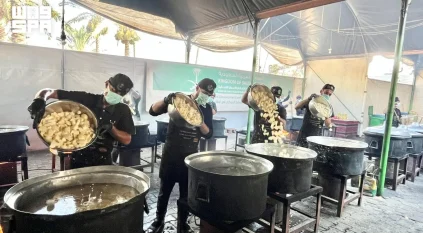 سلمان للإغاثة يواصل توزيع الوجبات الغذائية الساخنة وسط وجنوب قطاع غزة