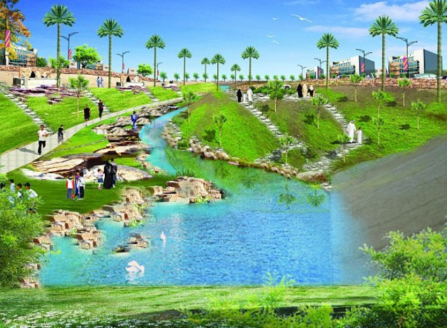 6 مشاريع لتأهيل وادي السلي بيئياً وحضرياً