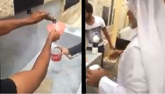 بالفيديو ..قطري يضع في الشارع سبيلاً لحليب الإبل
