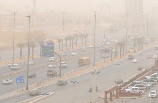 الأرصاد : استمرار العوالق الترابية على غرب وجنوب المملكة