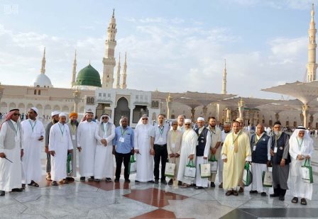 بالصور.. 716 ألف حاج يصلون إلى المدينة المنورة