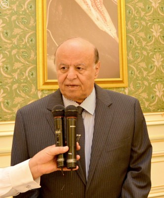 الرئيس اليمني: ممتنون لجهود المملكة في اليمن لاسيما #عاصفة_الحزم