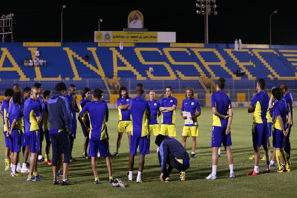 شاهد بالصور .. تدريبات فريق النصر‎