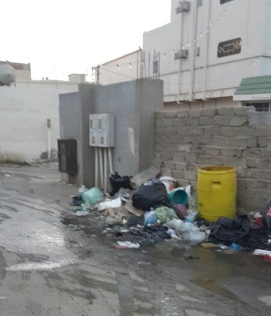 النفايات تحاصر “ظبية جازان‎” منذ أسبوعين