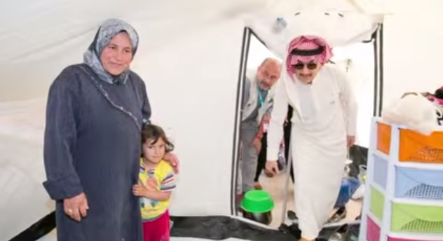 بالفيديو..الوليد يزور لاجئي سوريا في الأردن