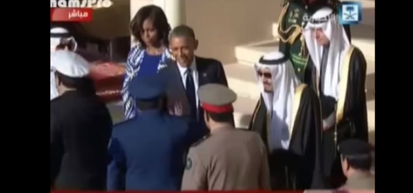 تغطية صورة “ميشال أوباما” في التلفزيون السعودي.. كذبة