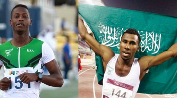 العداءان عبدالعزيز لادان ويوسف مسرحي يحققان ذهبيتي سباقي 800 م و 400 م في دورة التضامن الإسلامية بإندونيسيا .