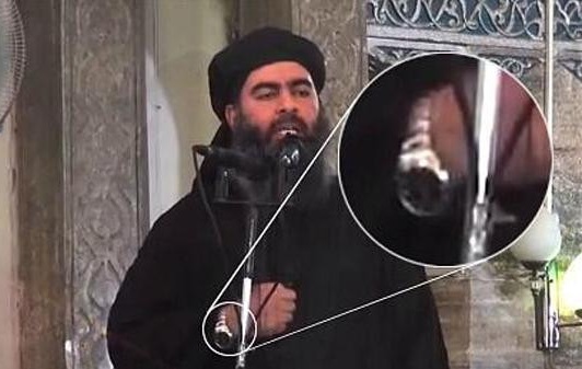 خليفة “داعش” يرتدي ساعة ثمنها (6) آلاف دولار!