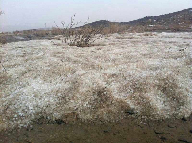 بالصور.. رصد أمطار وسيول شمال “بيشة”