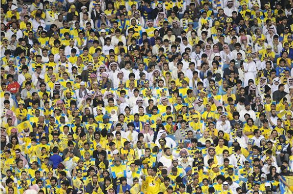 النصر يعتلي الصدارة الجماهيرية بـ21 ألف مشجع