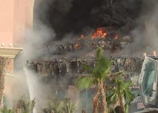 الصور المتداولة عن حريق فندق أتلانتس دبي تعود لعام 2008
