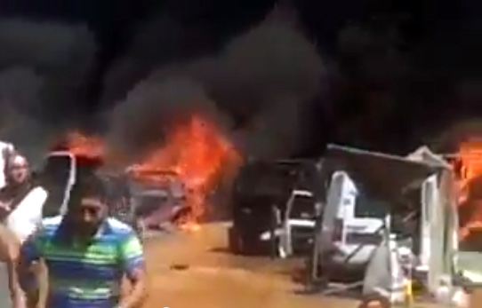 انفجار في مسجد التقوى في طرابلس