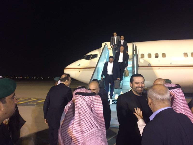 الحريري في الرياض لبحث العلاقات الثنائية