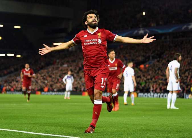 هدف محمد صلاح في مباراة ليفربول وإيفرتون