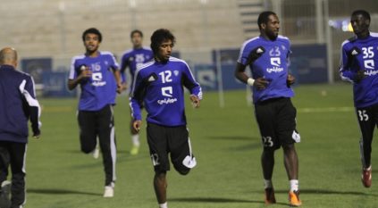 الهلال يجري تدريبات تكتيكية بمشاركة ياسر والمرشدي