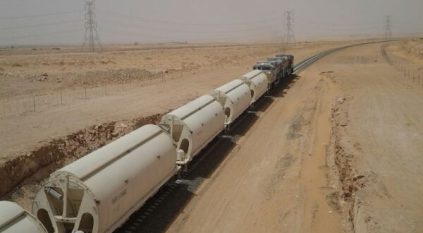 قطار المعادن نقل أكثر من مليوني طن منذ انطلاقه مطلع مايو 2011