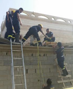وفاة عامل يمني انهار عليه سقف خرساني في #صبيا