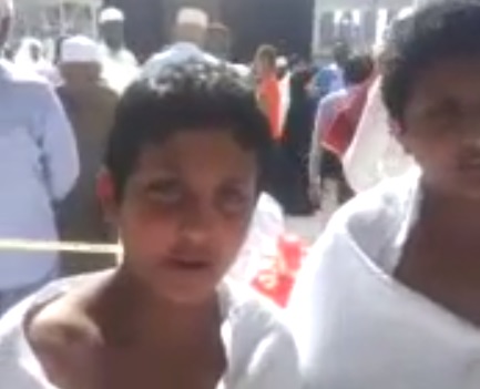 بالفيديو.. طفل يبكي أباه المحكوم عليه بالقصاص