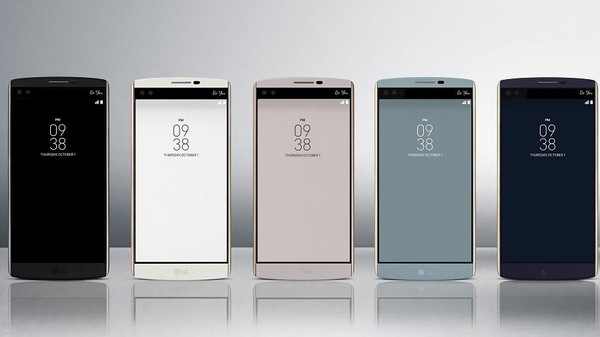 “إل جي” تكشف عن الهاتف LG V10 بشاشتين وكاميرتين