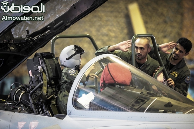 بالصور .. أبناء شهداء عاصفة الحزم يقودون طائرات F15 بقاعدة الملك فهد في #الطائف
