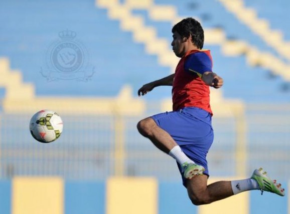 النصر يجري تدريباته بمشاركة اللاعبين الدوليين