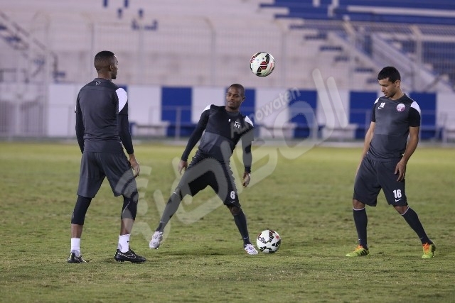 ​شاهد لقطات من تمارين المنتخب القطري