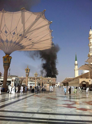 لا صحة لاندلاع حريق في “المسجد النبوي”
