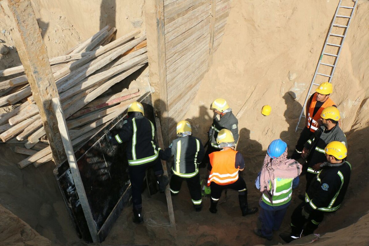 #عاجل.. انهيار أتربة يقتل مقيمًا بحفرية تحت الإنشاء في #مكة