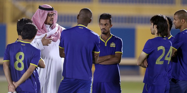 النصر يستأنف تدريباته استعداداً لمباراته أمام العروبة