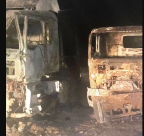 الميليشيات الحوثية تستهدف 3 شاحنات مساعدات تابعة لمركز الملك سلمان للإغاثة بعبوة ناسفة