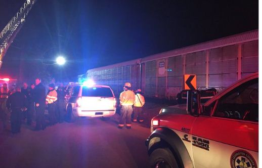 تصادم قطارين يقتل ويصيب 52 قرب كولومبيا