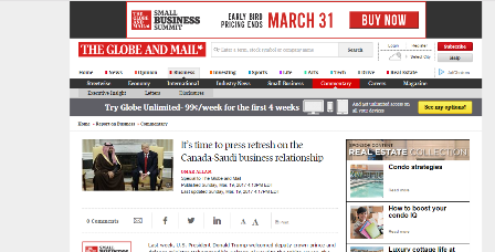 دبلوماسي كندي: حان الوقت لنعزز علاقاتنا مع المملكة