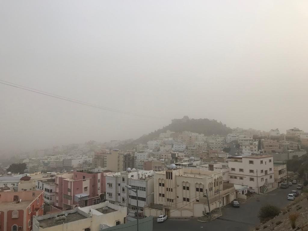 بالصور.. “المواطن” ترصد موجة الغبار على عسير